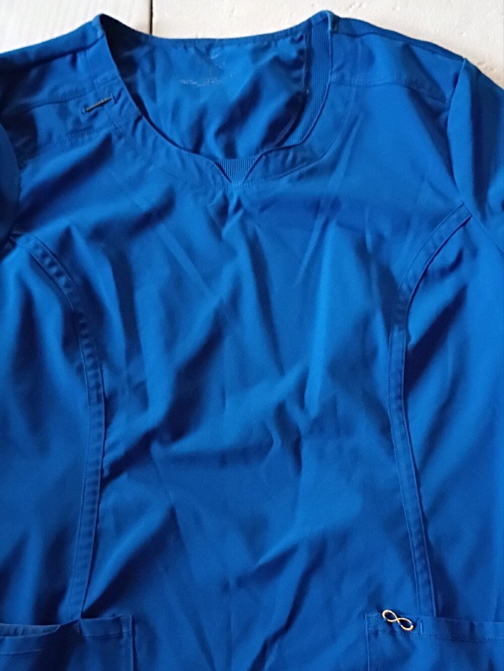 Infinity Scrub Set In Blue - Picture 2 of 9